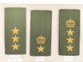 Schweden, Sammlung Rangabzeichen der Marine, auf Karton geklebt