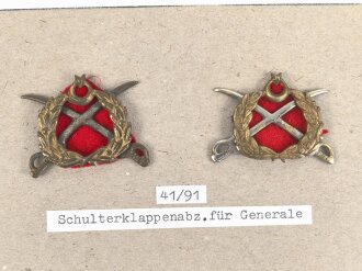 Türkei, Sammlung Schulterklappenabzeichen und...