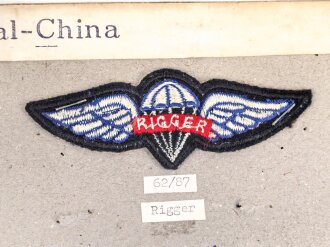China, Sammlung Ärmelabzeichen Luftwaffe, auf Karton...