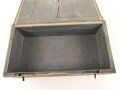KFZ Verbandkasten Wehrmacht. Einheitsfarbe Originallack, ungereinigt