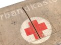 KFZ Verbandkasten Wehrmacht. Einheitsfarbe Originallack, ungereinigt