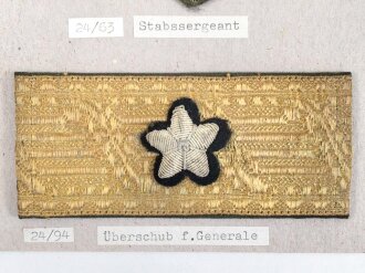 Norwegen, Sammlung Rangabzeichen, auf Karton getackert