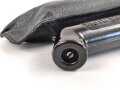 Luftdruckprüfer " Motometer" aus brauner Preßmasse, in Hülle. Optisch gut, Funktion nicht geprüft