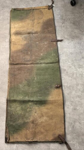 Frontscheibenabdeckung Wehrmacht. 165cm Breit, Höhe 57cm.  Guter Gesamtzustand, ungereinigt