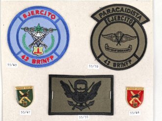 Venezuela, Sammlung Abzeichen der Luftwaffe, auf Karton...