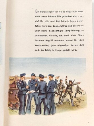 "Panzer Vorwärts ! Aber mit Verstand ! " 30 Kampfgrundsätze , Verlag Vorschriftenstelle der Panzertruppen Wunsdorf . 32 Seiten
