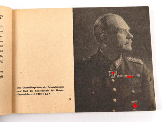 " Die Panzertruppen" und die wichtigsten Deutschen und feindlichen Panzertypen, 128 Seiten, komplett
