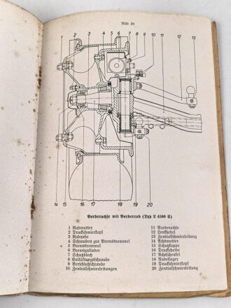 D667/3 " Lastkraftwagen 4 1/2t Mercedes Benz , Vorläufige Gerätbeschreibung und Bedienungsanweisung vom 13.5.41"  Vollständig