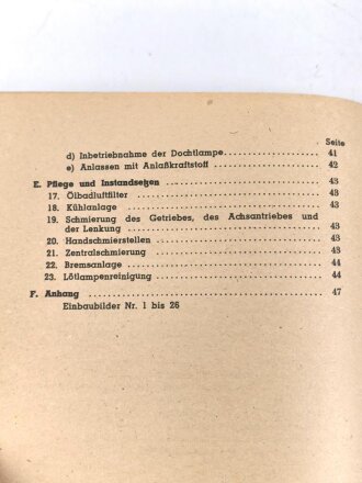 D669/216 " Lastkraftwagen 3t Ford Typ G 917 T St. IIIa, Sonderausrüstung für Winterbetrieb vom 10.9.1942"