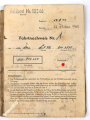 Fahrtnachweise vom 28.8.44 bis 7. Mai 1945 für einen Ford LKW mit Kennzeichen WH - 940358