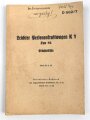 D662/7 "Leichter Personenkraftwagen K1 Typ 82" , Ersatzteilliste vom 26.8.42