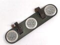 Rückstrahler "Katzenauge" Hersteller "Franke Mühlhausen Thüringen"  Feldgraues Blech, Breite 24cm