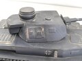 Panzer Kampfwagen IV . Übungs- und Erkennungsmodell der Wehrmacht. Originallack, leicht beschädigt, Gesamtlänge 50cm.