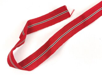 Band für die Medaille " Winterschlacht im Osten " Schmale Ausführung für die Bandspange, 16mm, Länge 110cm