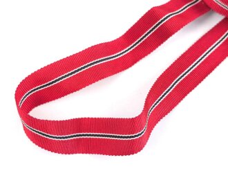 Band für die Medaille " Winterschlacht im Osten " Schmale Ausführung für die Bandspange, 16mm, Länge 690cm