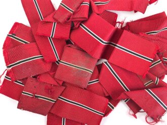 Band für die Medaille " Winterschlacht im Osten " Konvolut kurze und / oder verschmutze Abschnitte