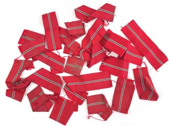 Band für die Medaille " Winterschlacht im Osten " Konvolut kurze und / oder verschmutze Abschnitte