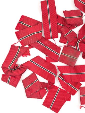 Band für die Medaille " Winterschlacht im Osten " Konvolut kurze und / oder verschmutze Abschnitte