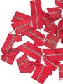 Band für die Medaille " Winterschlacht im Osten " Konvolut kurze und / oder verschmutze Abschnitte