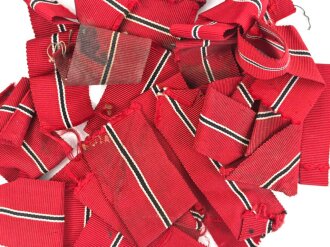 Band für die Medaille " Winterschlacht im Osten " Konvolut kurze und / oder verschmutze Abschnitte