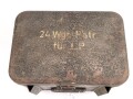 Kasten für " 24 Wgr. Patronen für Leuchtpistole" Originallack, ungereinigt,  für Fahrzeuge der Wehrmacht
