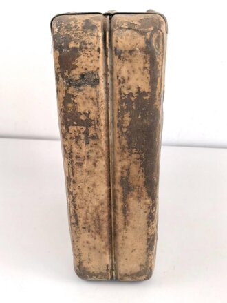 20 Liter Wasser Kanister Wehrmacht datiert 1943. Originallack, ungereinigtes Stück . Vollständig leer, riecht aber nach Treibstoff. KEIN VERSAND NACH ÜBERSEE
