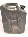 20 Liter Kraftstoff Kanister Wehrmacht. Hersteller " SANDRIK" Vollständig leer. Originallack, ungereinigt. KEIN VERSAND NACH ÜBERSEE
