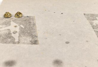 Mexiko, Sammlung verschiedene Abzeichen, auf Karton getackert