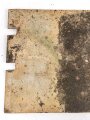 Panzerplatte für ein Fahrzeug der Wehrmacht. Originallack, Maße 50 x 100cm. Wiegt unverpackt 21kg