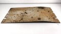 Panzerplatte für ein Fahrzeug der Wehrmacht. Originallack, Maße 50 x 100cm. Wiegt unverpackt 21kg