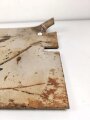 Panzerplatte für ein Fahrzeug der Wehrmacht. Originallack, Maße 50 x 100cm. Wiegt unverpackt 21kg