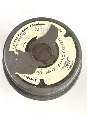 Schweden, Filter für eine Gasmaske datiert 1939