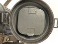 Gasmaskendose " Bereitschaftsbüchse" Modell 1938 Wehrmacht. Originale Beriemung, ungereinigtes Stück
