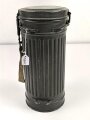 Gasmaskendose " Bereitschaftsbüchse" Modell 1938 Wehrmacht. Originallack ?