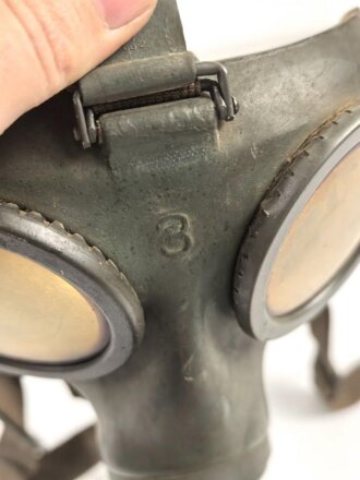 Gasmaske Modell 1938 Wehrmacht. Maskenkörper...