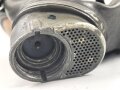 Gasmaske Modell 1938 Wehrmacht. Maskenkörper grün, datiert 1941. Gummi weich. Ungereinigtes Stück