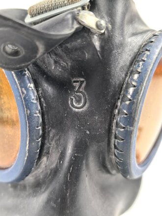 Gasmaske Modell 1938 Wehrmacht. Maskenkörper...