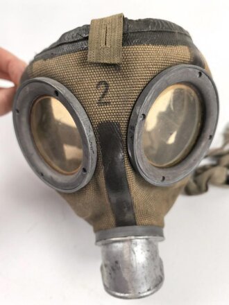 Gasmaske Modell 1930 Wehrmacht. Datiert 1944.