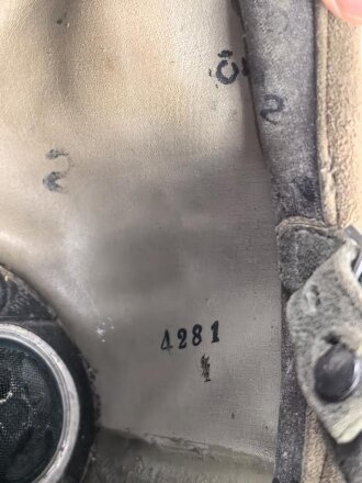 Gasmaske Modell 1930 Wehrmacht. Datiert 1944.