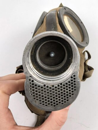 Gasmaske Modell 1930 Wehrmacht. Datiert 1944.
