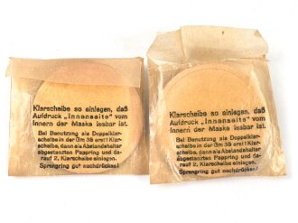 Satz Zubehör für die Gasmaskendose der Wehrmacht