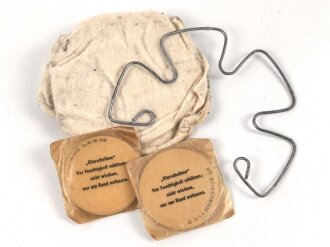 Satz Zubehör für die Gasmaskendose der Wehrmacht