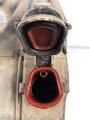 Kraftstoff Kanister Wehrmacht 20 Liter datiert 1942. Originallack, ungereinigt, vollständig leer. Originales Fahrzeugkennzeichen aufgemalt. KEIN VERSAND NACH ÜBERSEE