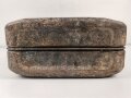 Kraftstoff Kanister Wehrmacht 20 Liter datiert 1942. Originallack, ungereinigt, vollständig leer. Originales Fahrzeugkennzeichen aufgemalt. KEIN VERSAND NACH ÜBERSEE
