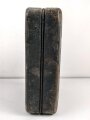 Kraftstoff Kanister Wehrmacht 20 Liter datiert 1942. Originallack, ungereinigt, vollständig leer. Originales Fahrzeugkennzeichen aufgemalt. KEIN VERSAND NACH ÜBERSEE