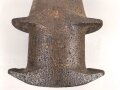 Mündungsbremse / Feuerdämpfer 7,5cm Wehrmacht. Ungereinigtes Stück , Wiegt unverpackt etwa 41 kg, Versand nur auf Palette möglich, KEIN VERSAND NACH ÜBERSEE