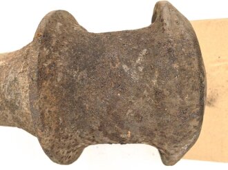 Mündungsbremse / Feuerdämpfer 7,5cm Wehrmacht.Ungereinigtes Stück,  Wiegt unverpackt etwa 41 kg, Versand nur auf Palette möglich, KEIN VERSAND NACH ÜBERSEE