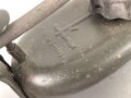 Ölkanne für Fahrzeug K3, Feldgrauer Originallack, Gesamtlänge 32cm, ungebraucht