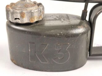 Ölkanne für Fahrzeug K3, Feldgrauer...