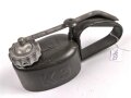 Ölkanne für Fahrzeug K3, Feldgrauer Originallack, Gesamtlänge 32cm, ungebraucht